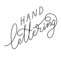 pink lettering Sticker