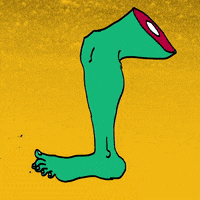 body parts animation GIF by goletski