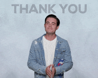 thanks thank you GIF by Luke Cosgrove