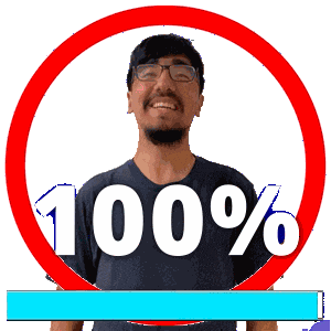 One Hundred Percent Sticker