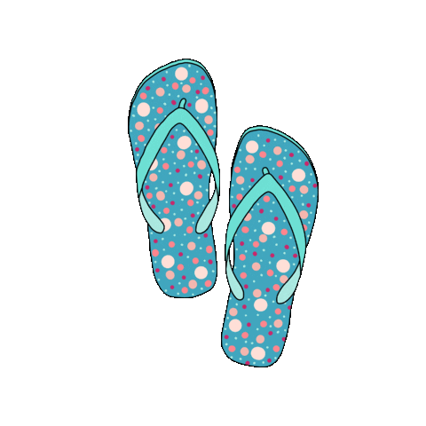 rugmandesigns holiday beach sun shoes Sticker