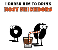 Bad Coffee Nosy Neighbors Sticker by buddhabeanscoffee
