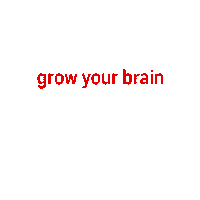 Grow Your Brain Sticker by MarketEd.Live