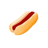 hot dog football Sticker by stephlamdesign