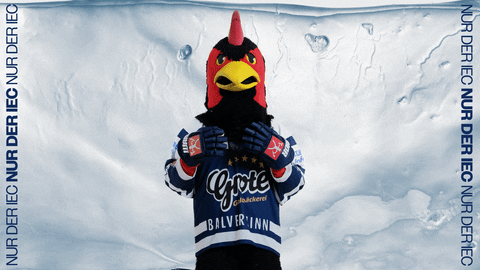 Mascot Tor GIF by Iserlohn Roosters