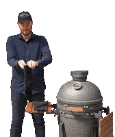 Grilling Lets Go Sticker by The Bastard - Serious Outdoor Cooking