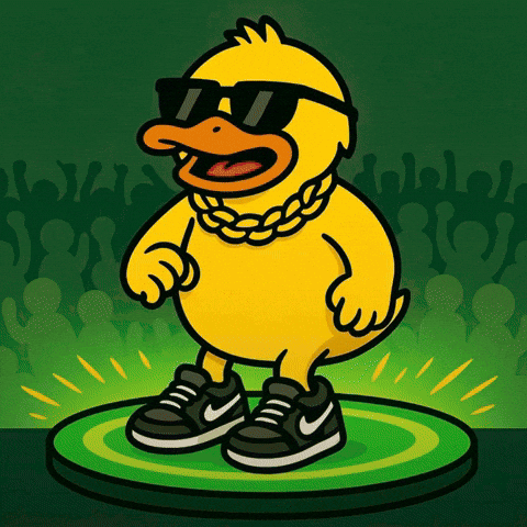 Duck Money Rain GIF by DUCKCOIN