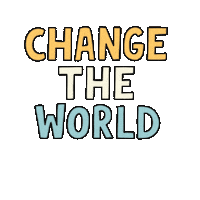 Change The World Love Sticker by Nora Fikse