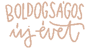 Boldogsag Januar Sticker