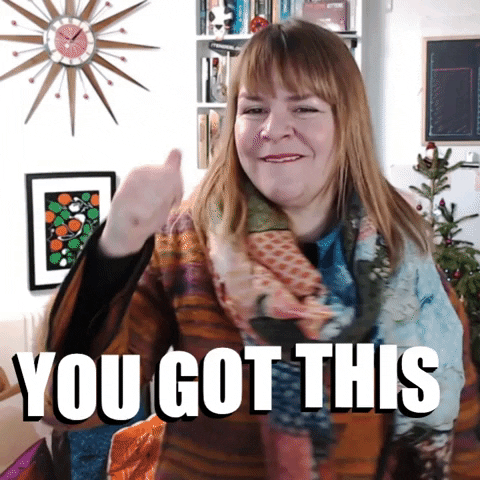 spiderworking giphygifmaker you got this GIF
