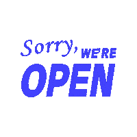studiomise mise studiomise sorrywereopen 915dupont Sticker