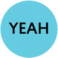 Yeah Sticker by Marathon Artists