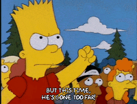 Angry Season 4 GIF by The Simpsons
