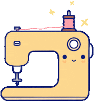 Sew Sewing Machine Sticker