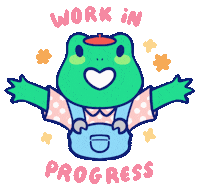 Happy Work In Progress Sticker by Sunshunes