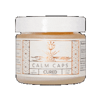 CuredNutrition cbd calm down cbd oil cured Sticker