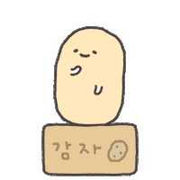 Bow Potato Sticker
