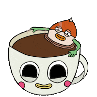 Coffee Morning Sticker by Jimmy Joy