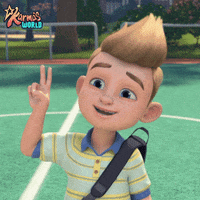 Peace Out Love GIF by Karma's World