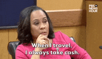 "When I travel, I always take cash."