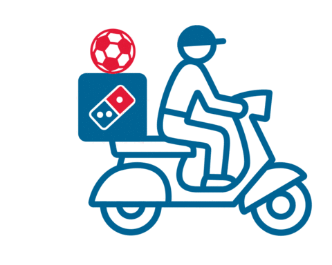Delivery Dominos Sticker by Domino's Pizza UK
