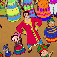 Festival Celebrations GIF by Chhota Bheem