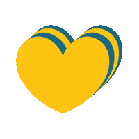 Blue Heart Love Sticker by Emmari