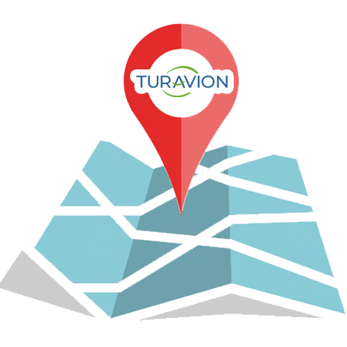 Travel Map Sticker by Turavion Agencia de Viajes