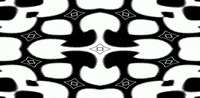 anniemuse heart black and white mask bw GIF