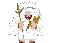 Father Sky Sticker