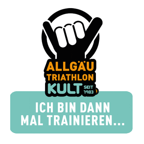 Triathlon Allgäu Sticker by Hannes Hawaii Tours