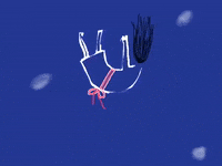 alice in wonderland falling GIF by Barbara Pozzi