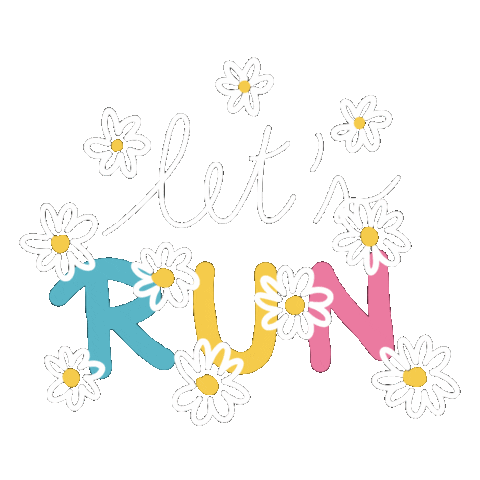 Heart Running Sticker