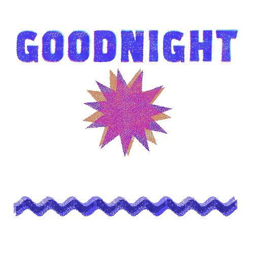 Good Night Sticker by Luke Alexander