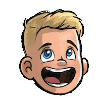 Cartoon Wink Sticker