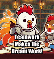 Teamwork Makes The Dream Work GIF by Zorooster