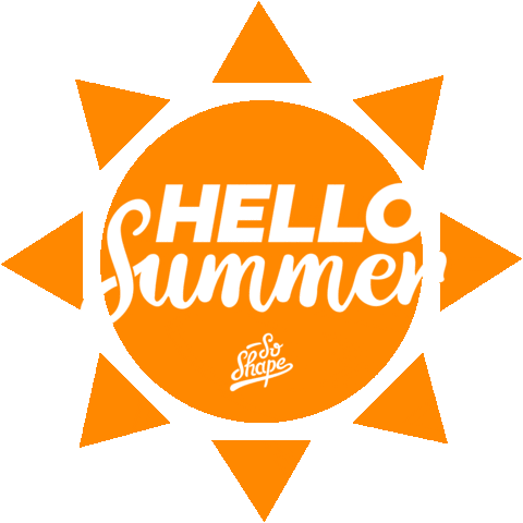 summer hello Sticker by SoShape