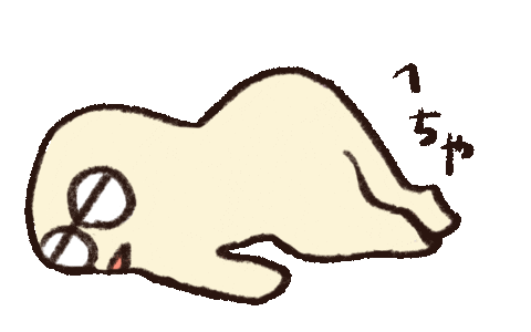 倒れる Sticker
