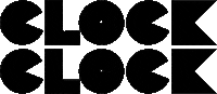 clockclockofficial music band berlin clock Sticker