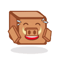 piglinhost reaction emoji minecraft host Sticker