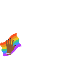 Rainbow Wipe Sticker by Gabriel Ebensperger