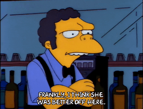 Pondering Season 3 GIF by The Simpsons