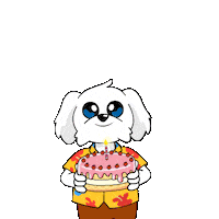 Excited Happy Birthday Sticker by BoDoggos