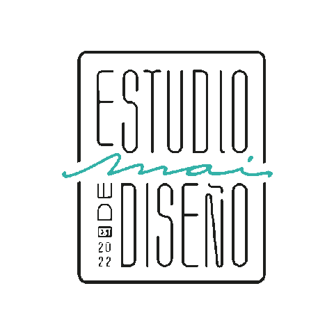 mailenfusari giphygifmaker logo diseno estudio Sticker