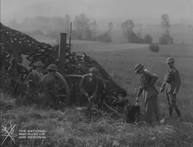 NationalWWIMuseum giphyupload black and white boom explosion GIF