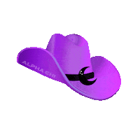 Space Cowboy Alphachi Sticker by UTK Alpha Chi Omega