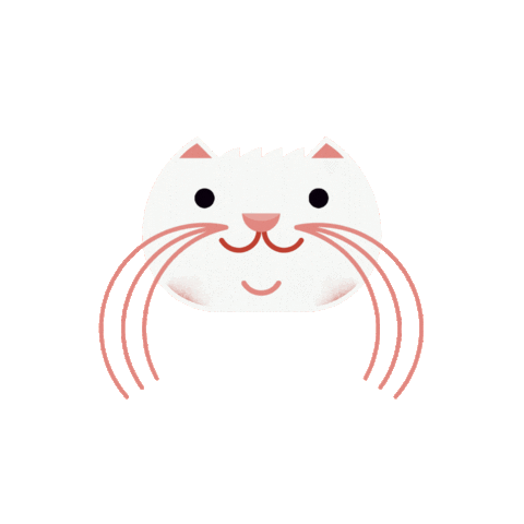 Cat Celebration Sticker