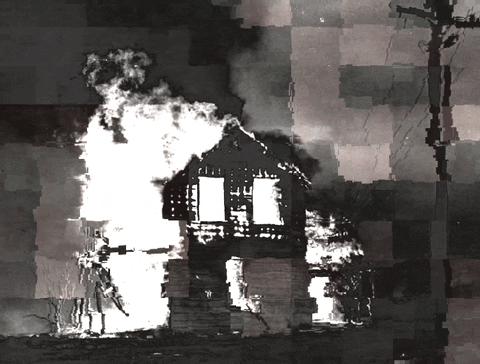 Gif Art Burning GIF by Supersadfish