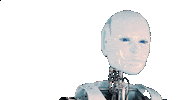 Robot Cyborg Sticker by DutchEyeMedia