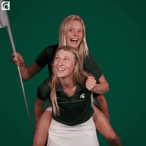 Go Green Msu Spartans GIF by Michigan State Athletics